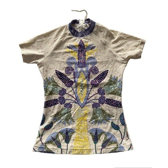 Tory Burch | Swim | Tory Burch Womens S Mosaic Provence Pompeii Rash